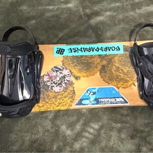145 cm Burton Snowboard with Roxy Bindings